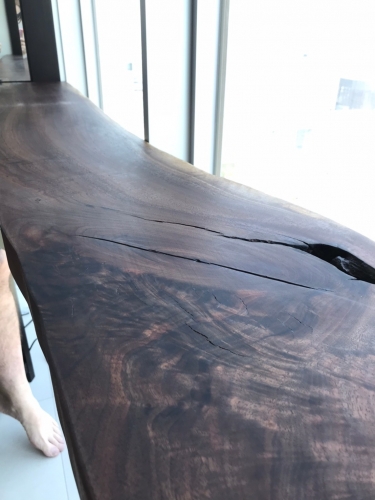 ウォールナット一枚板 カウンターテーブル